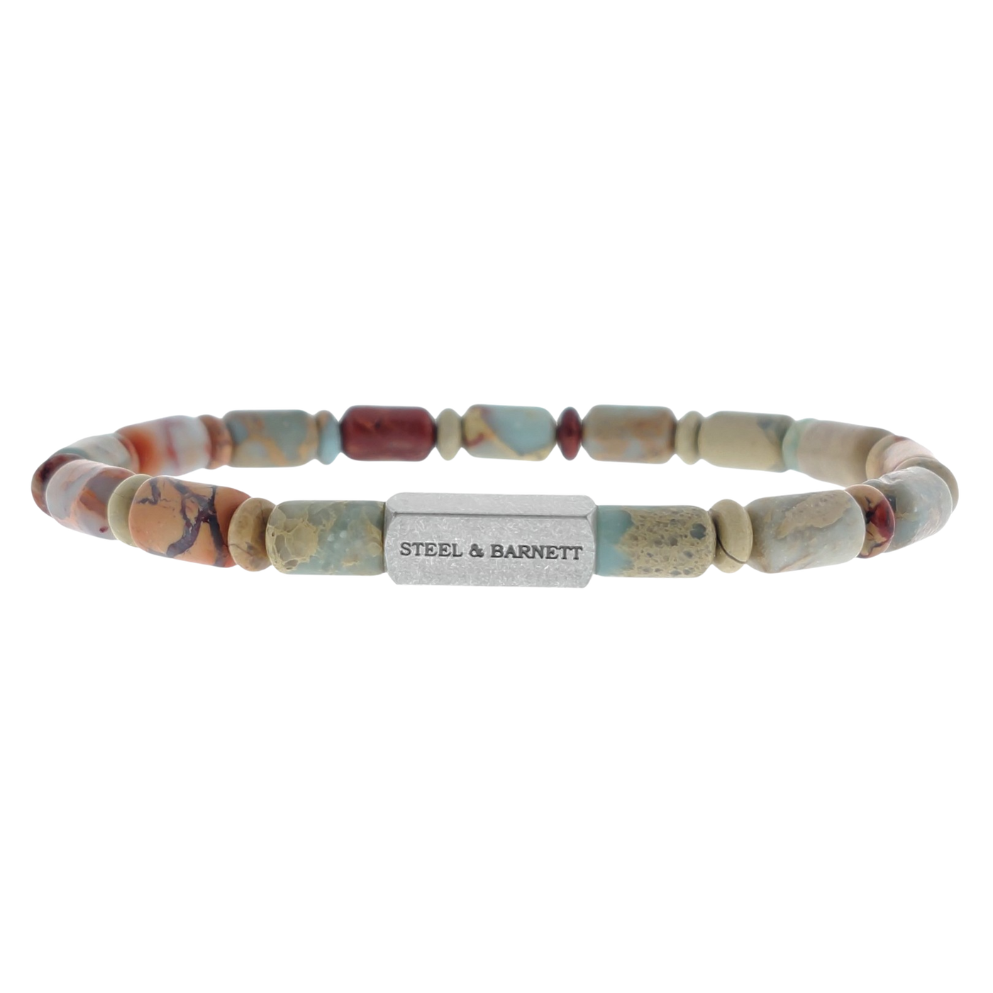 Colourful Cal - Aqua Terra -Stone Stretch Bead Bracelet- SBCC/001