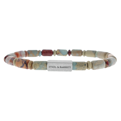 Colourful Cal - Aqua Terra -Stone Stretch Bead Bracelet- SBCC/001