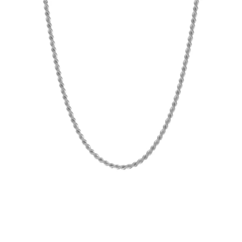 Helix - Silver - Adjustable Chain Necklace (50-60cm) - HEL01