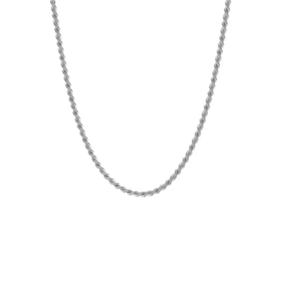 Helix - Silver - Adjustable Chain Necklace (50-60cm) - HEL01