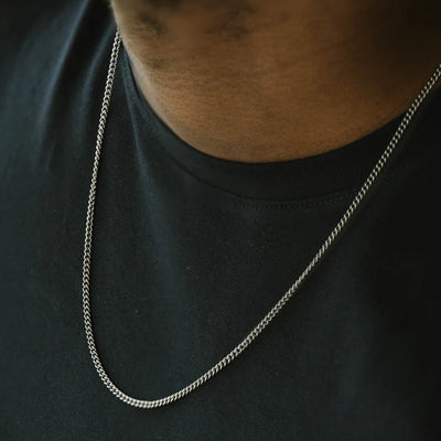 Minimal - Silver - Adjustable Chain Necklace (50-60cm) - MIN01