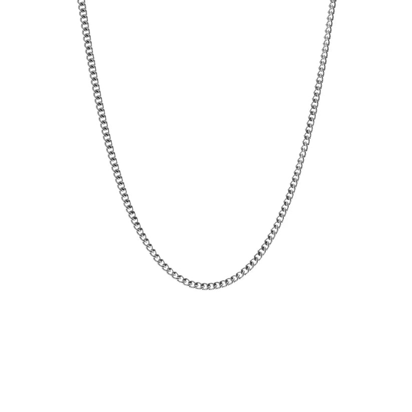 Minimal - Silver - Adjustable Chain Necklace (50-60cm) - MIN01